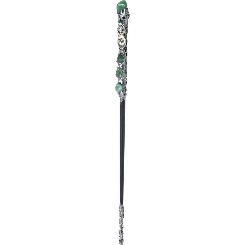 Spiral Goddess Wand w/ Green Aventurine