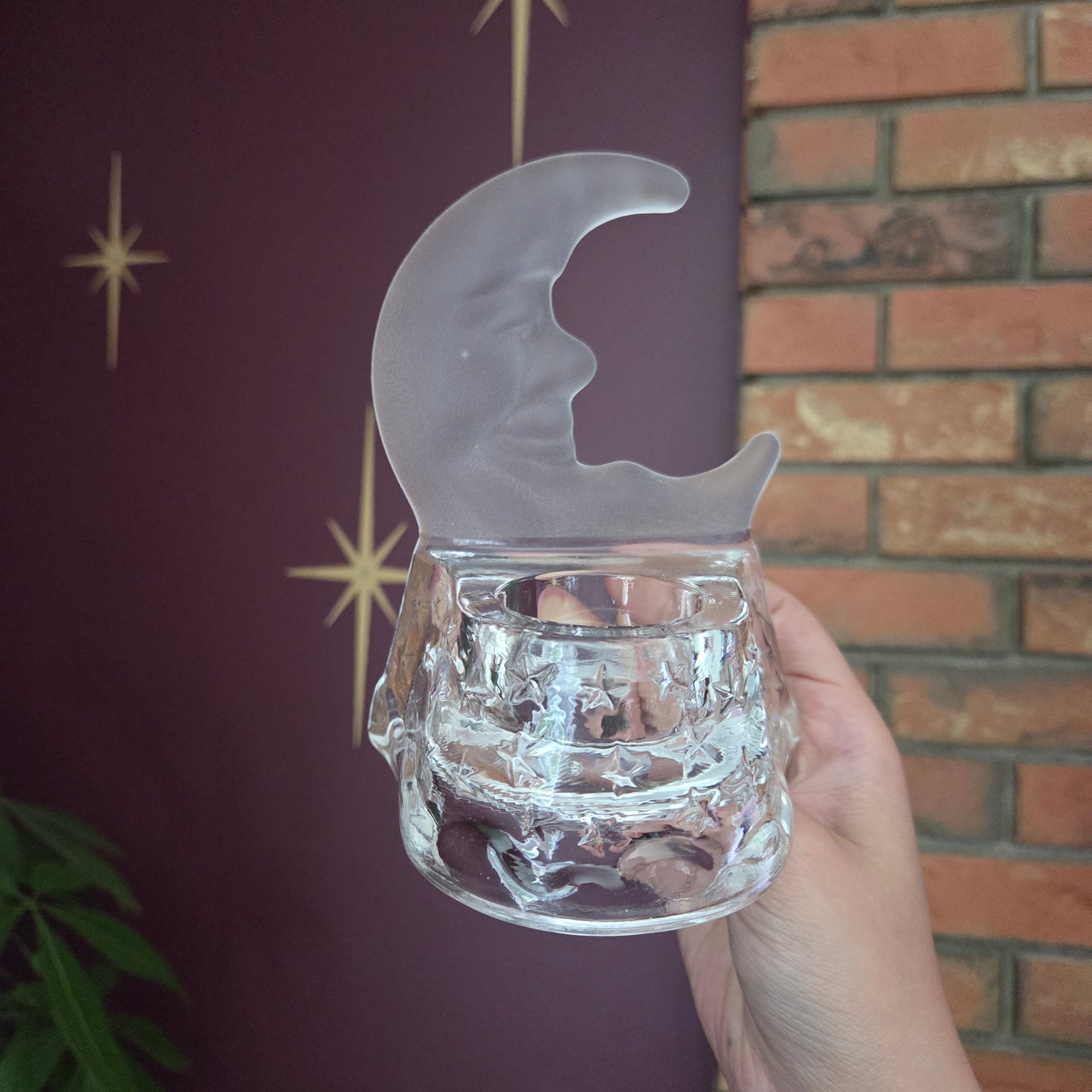 Vintage Celestial Candle Holder Set