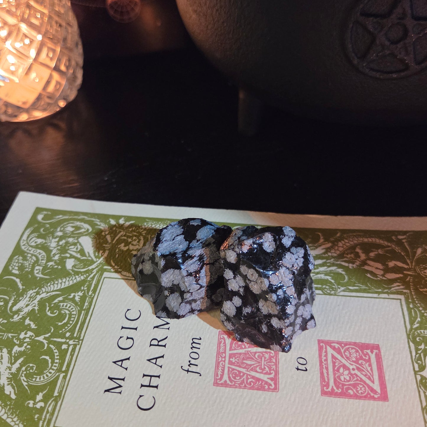 Snowflake Obsidian - Raw
