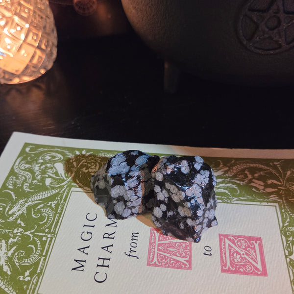 Snowflake Obsidian - Raw