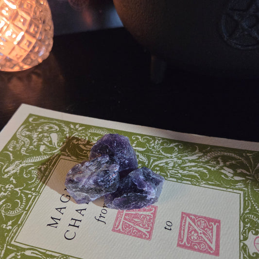Purple Fluorite - Raw