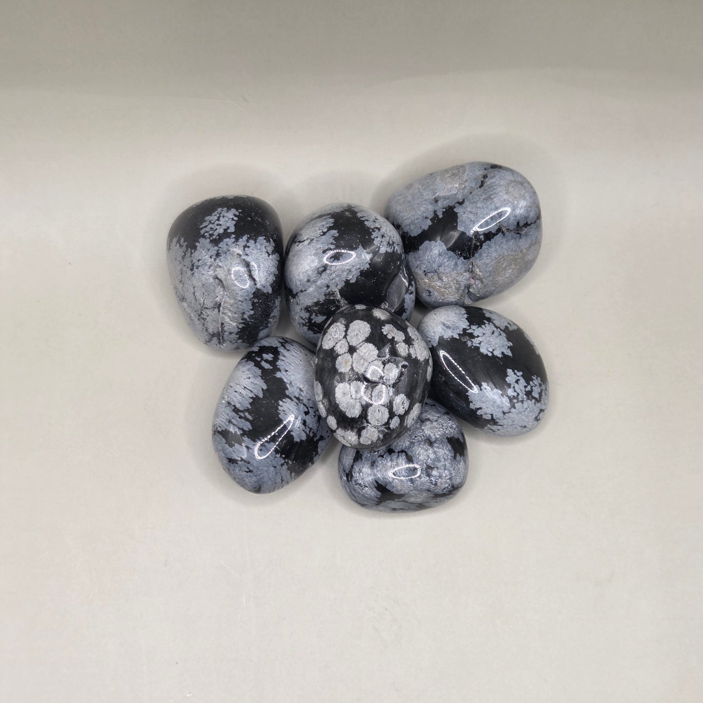 Snowflake Obsidian - Tumbled