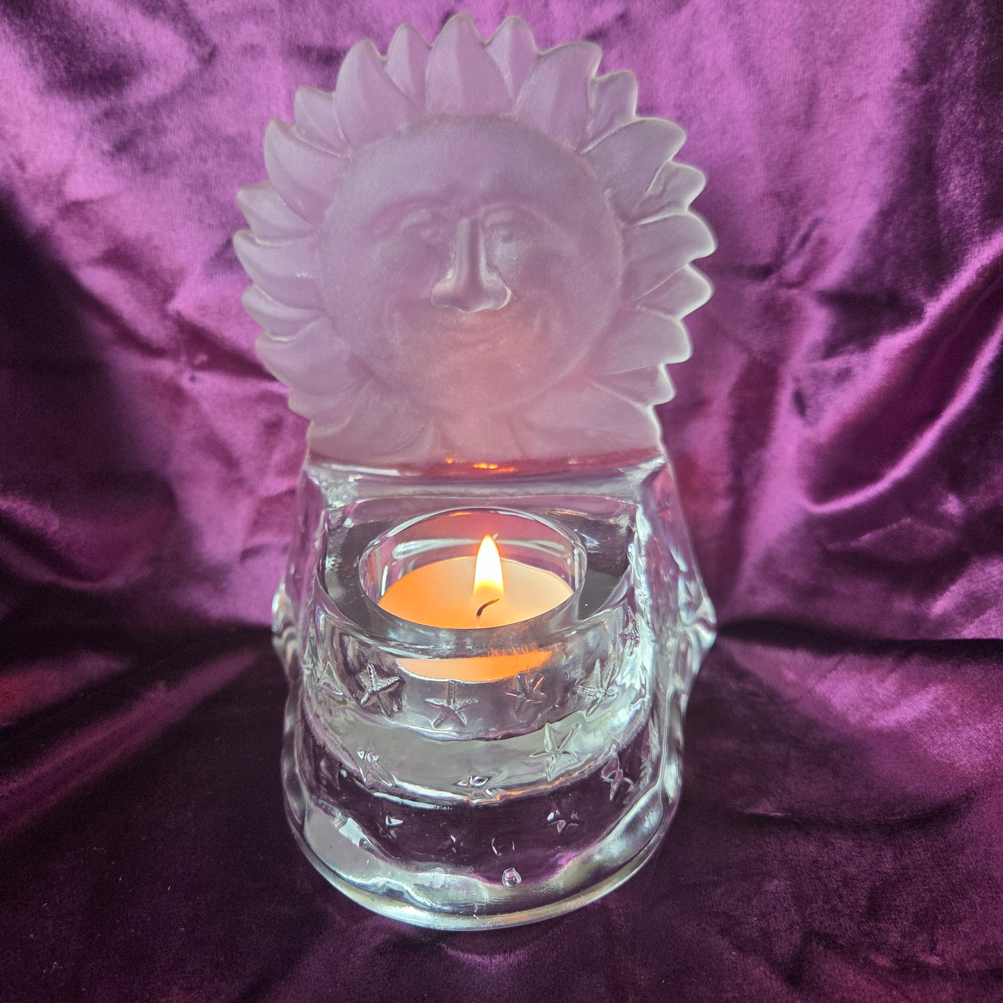 Vintage Celestial Candle Holder Set